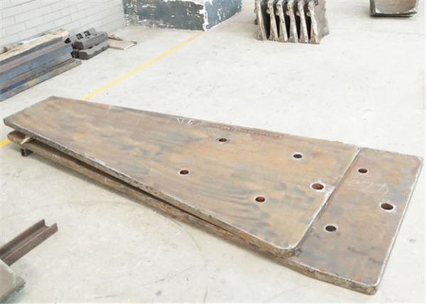 High manganese steel mining wear resistant steel parts manufacturer and supplier