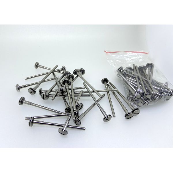 8.0mm Dental Diamond Strips Big Head Reinforced Stainless Steel Mandrels