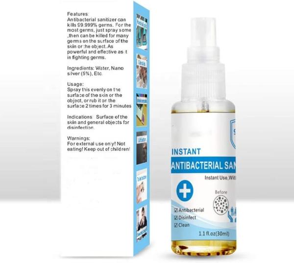 Waterless Disposable Hand Sanitizer Antiseptic Skin Cleaning Care Transparency