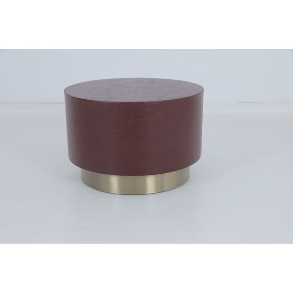 Modern Room Ottoman Bench Metal Frame Upholstered For Hotel