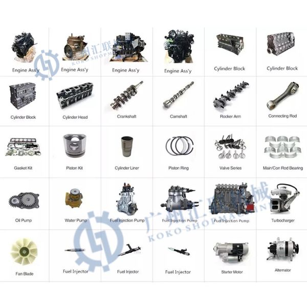 Cuchilla auto del ventilador de las piezas del motor para la maquinaria cabida con las cuchillas del motor CATEEEEEE70B 4D32 6 8 agujeros