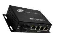 1 fibra del modo del puerto el 10/100M Media Converter Single del POE de la fibra 4 sola