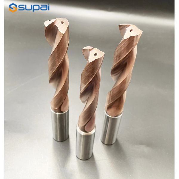 Precision Drill Bits Polished Surface Flute Type For CNC Machining