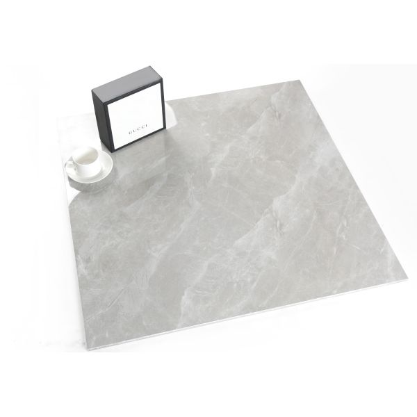 Yellows / Golds Living Room Stone Imitation Texture 600x600 Polished Porcelain Floor Tiles