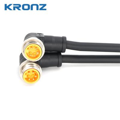 7/8-16UN 5 Pin Power Connector 8A For Industrial Automation