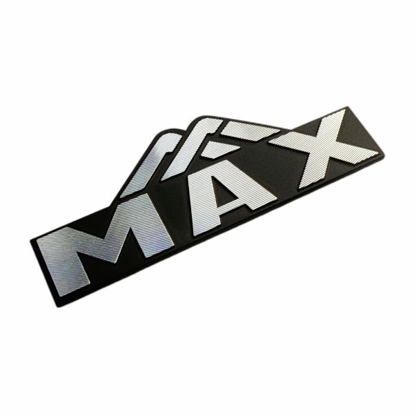 OEM 3D Embossed Metal Label Plate Etched Aluminum Sign Custom Logo Sticker Outdoor Car Furniture Decorative Identification Tag
