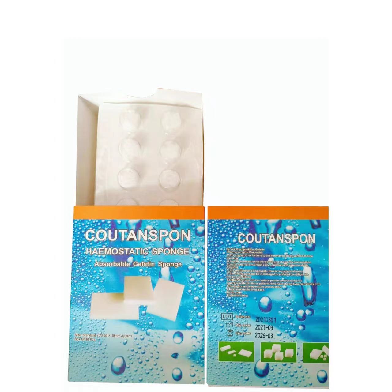 Губки больницы Eco ориентированное на заказчика дружелюбной медицинской гемостатической белое