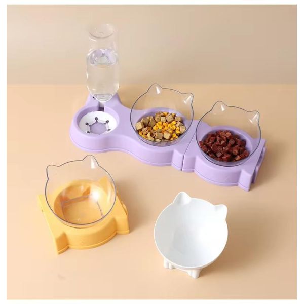Pet Food Water Elevated Feeding Bowl with Raised Stand Customization Customized Request