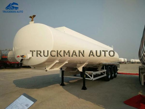 Safety  Oil Tank Trailer 50m3 6 Comdepartment  28t - 70 Tons With The Sea Valve