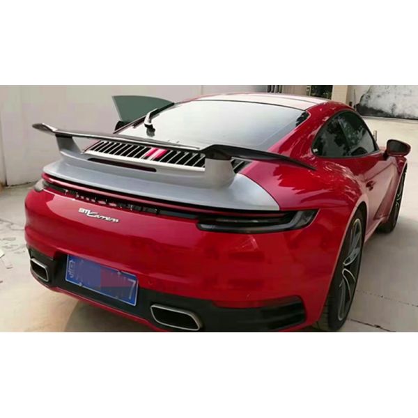 Productos vendidos como pasteles calientes 911 992Carrera Spoiler de fibra de carbono 911 992 Fibra de carbono Ala trasera Spoiler de fibra de carbono 2019-2022