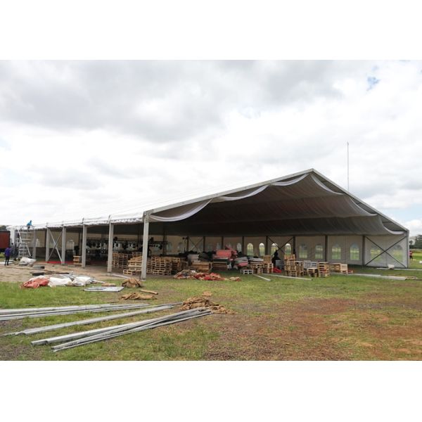 Aluminum Luxury 20x50m Event Party Tent For Dinner