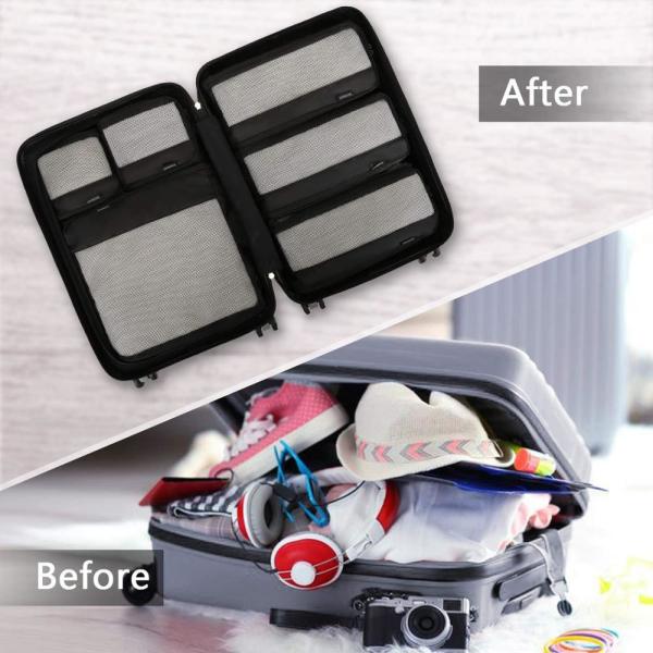 Business Travel Organizer Bag 7 Pcs Cubes for large suitcase