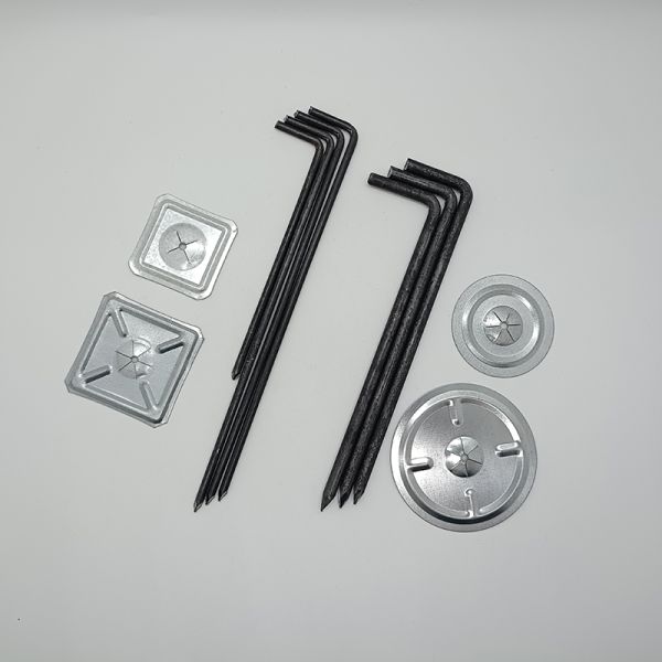 Insulation Grabbing L Shaped Anchor Welding 304 200mm Nail Length