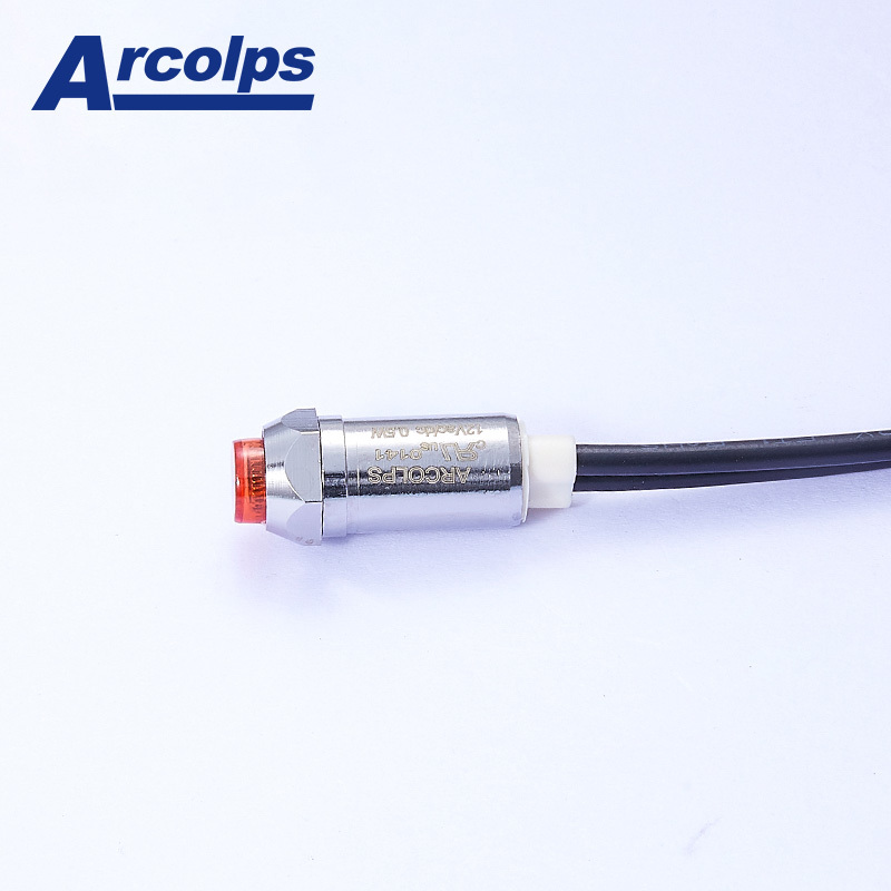 Wear Resistant Metal Indicator Light LED Light Indicator Ip67 With Rotundity Lights