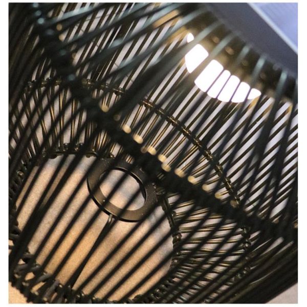 Customized Rattan Woven Solar Lights Portable 3500K IP65 Waterproof