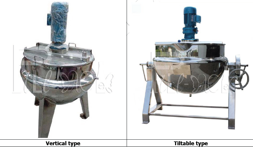 Емкость 400L электрического чайника пара нержавеющей стали топления промышленного закрытого кожухом Tiltable