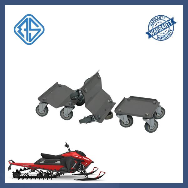 Powder Coating Sure Grip Snowmobile Moving Cart Casters Wheels 1500 Pounds