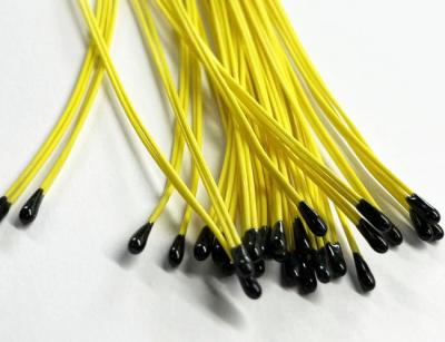 Radial Leaded Epoxy Thermistor Temperature Sensor 100MΩ Insulation Resistance