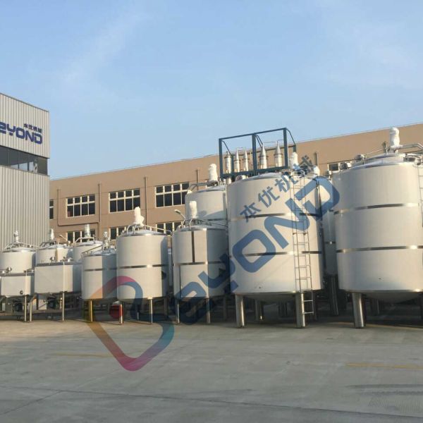 Los tanques de acero inoxidables modificados para requisitos particulares ordeñan los envases con el material de SUS304/de SUS316L