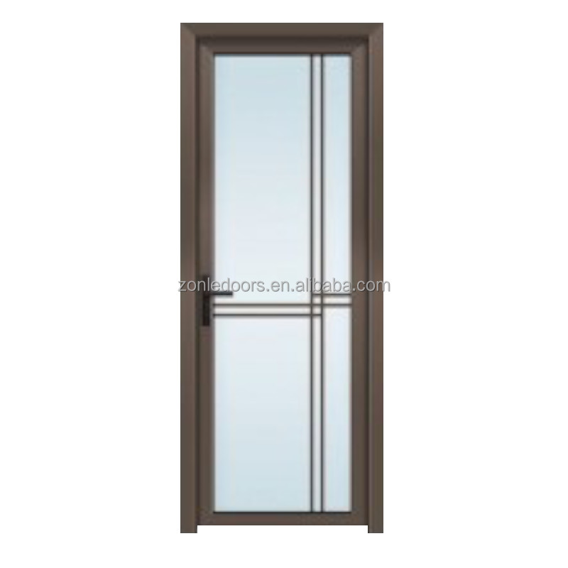 Frame Clear Glass With Aluminum Hardware Double Sliding Bathroom Shower Door