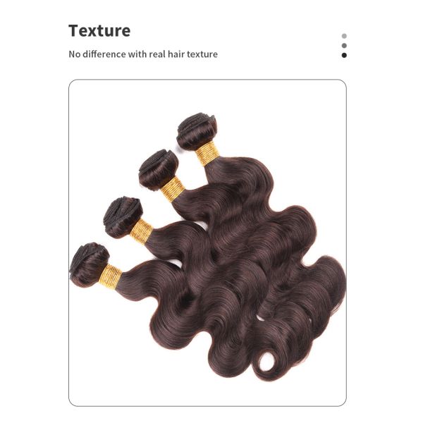 2# Body 800 slick Colored Human Hair Bundles 100gram True To Length