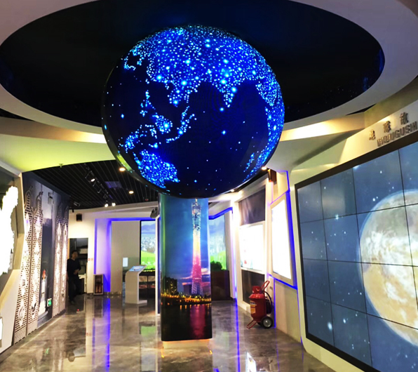 Внутренний 360-градусный шарик Creative LED 3D Video Wall
