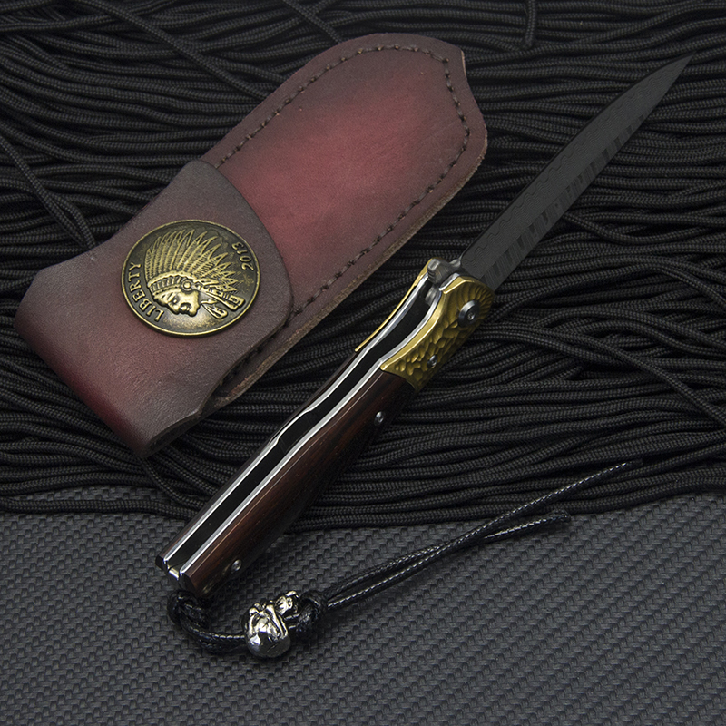GT-N1137 Customized Damascus VG10 Steel Damascus Knife Floding Knife Tunafire