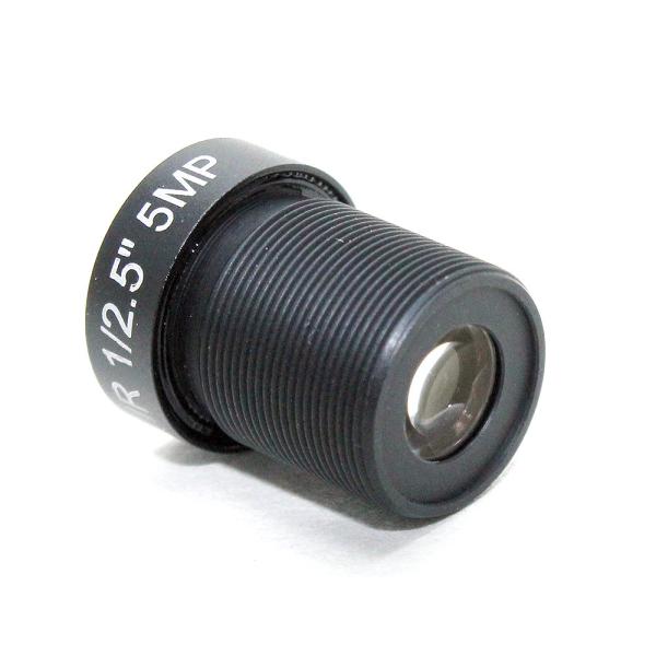 IR HD Security Camera Fixed Iris MTV 2.8mm 5MP HD M12 CCTV Lens