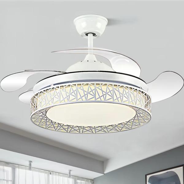 72W 500mm Ceiling Fan Light , 42 Ceiling Fan With Light And Remote
