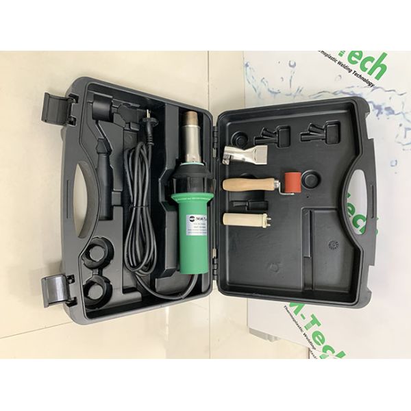 Сварочный аппарат горячего воздуха Geomembranes PE CE 1600W, Handheld пластиковый сварщик