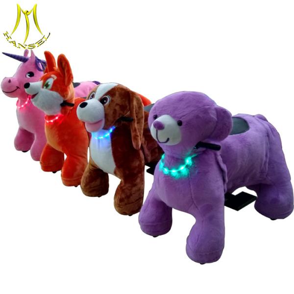 Hansel plush rideable animal for sale and happy rides on animal scooter with zoo animals toys for kids