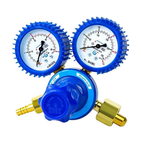 Oxygen Regulator ，OEM Customization & Private Label Service ，Industrial Gas Pressure Reducing Valve   ，For welding gas applications ，Oxygen Pressure Reducer