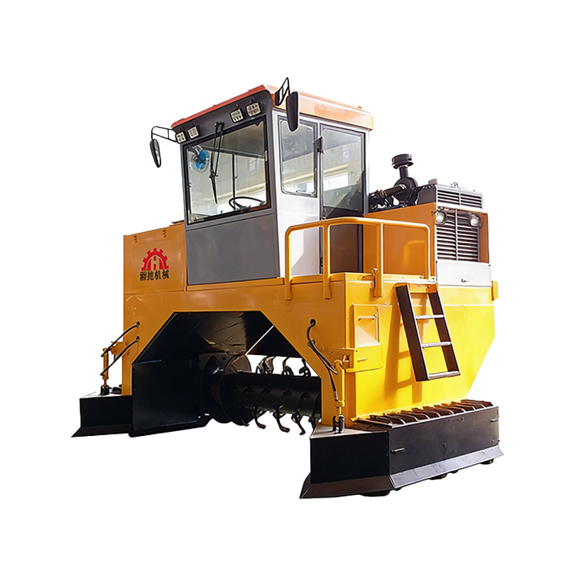Heavy Duty Compost Fertilizer Machine Windrow Turning Machine 115HP