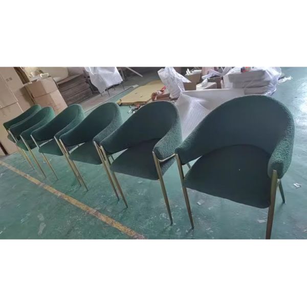 Modern Design Dining Chair Home Living Room Armchair Nordic Sofa Chair Luxury Adults Seat