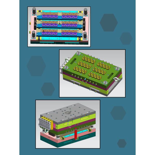 Eceng 2 Cavity PET Bottle Mould S136 Preform Injection Mold