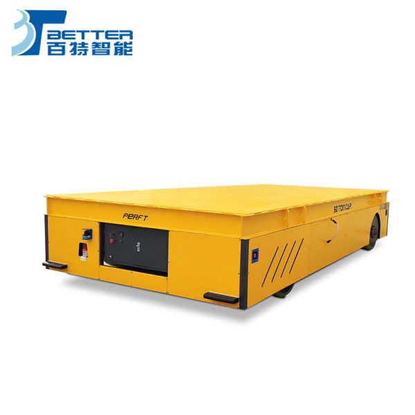 220 Ton Aluminum Industry Automated Guided Vehicle With Dumping Function