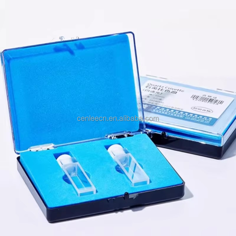 2pcs/set Factory High-transmittance Cuvette Quartz Cell Cuvette Laboratory 5mm 10mm 20mm 30mm Cuvette