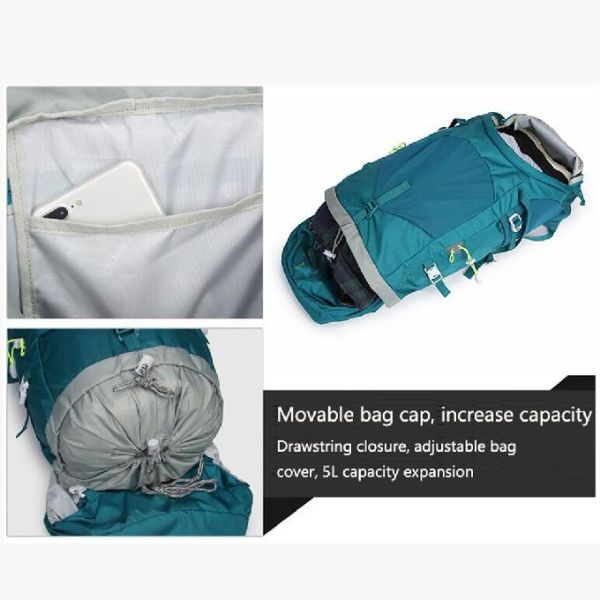 Спорт многофункционального на открытом воздухе водоустойчивого нейлона 50L кладут в мешки