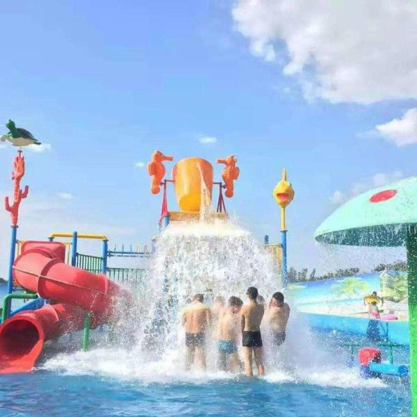 Corrediça de água colorida da fibra de vidro do campo de jogos do Aqua, parque temático Equiment