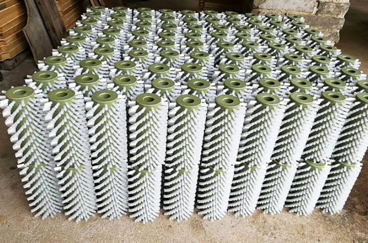 Cepillo de eliminación de polvo Roller de nylon hueco cilindrico de tambor cepillo