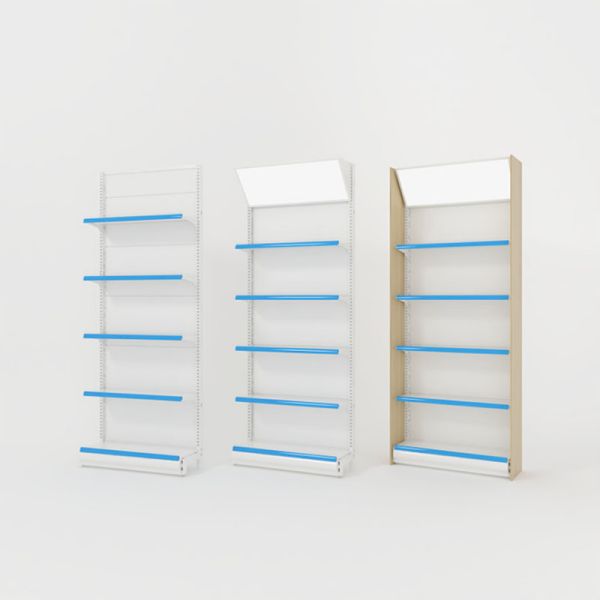 Gondola Pharmacy Medicine Rack , Wooden Rack For Medical Shop ODM