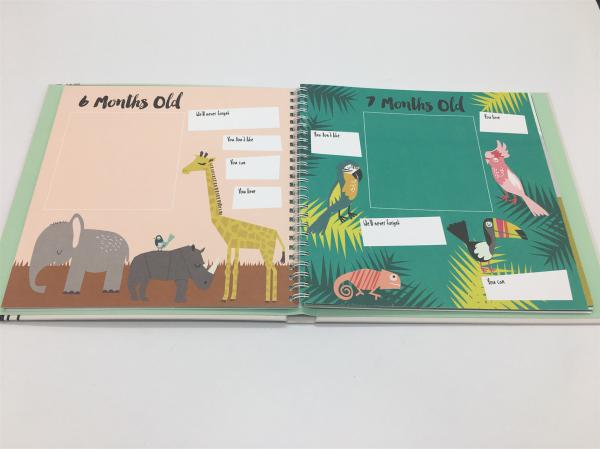 Baby'S First Year Record Scrapbook Photo Album For Baby Memory Collection