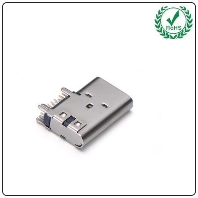 Тип вертикаль USB 2,0 UJC-VP-3-SMT-TR гнезда 6Pin SMD c до отверстие SMT