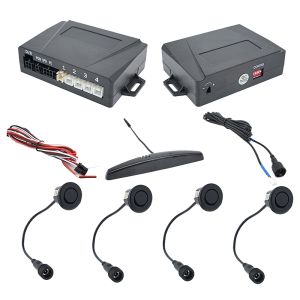 Auto Smart Ultrasonic Parking Radar System Front Rear Sensor with Display Buzzer
