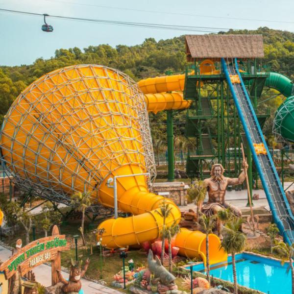Competitive Price Water Park Outdoor Children and Adults Water Park Slide Combination Slide