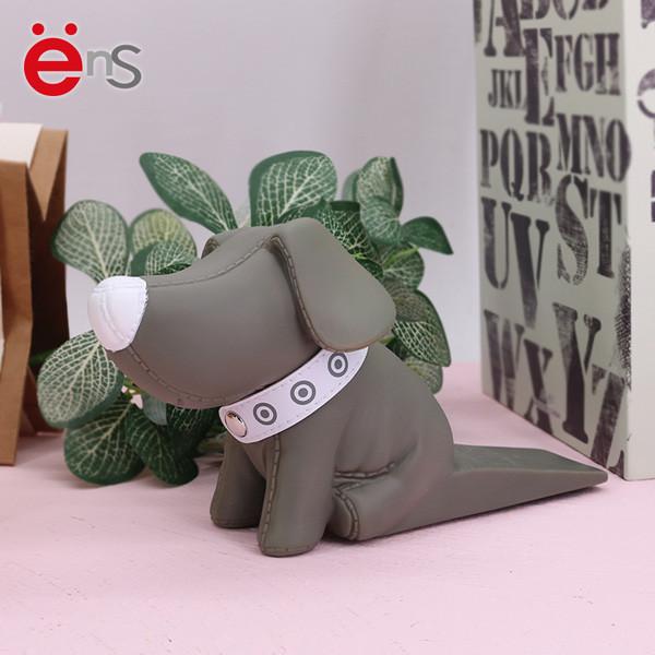 Plastic PVC Door Stopper Dog Shaped 14×6.5×10cm Size ABS PU Material