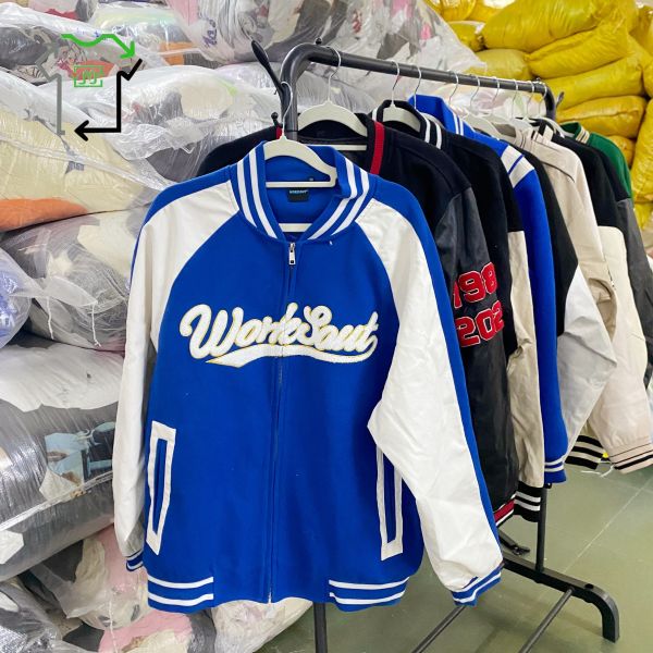 Women's Second Hand Baseball Jersey Used Formal Blouses Clothes Mixed Sizes
