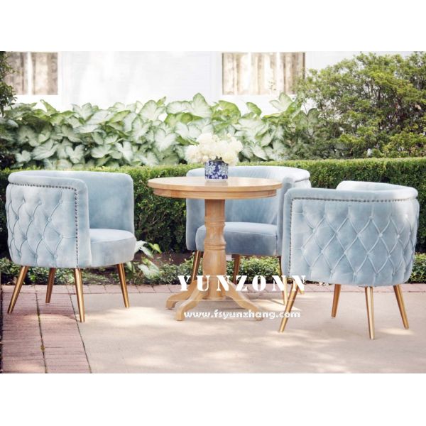 Modern Luxury Gold Stainless Cassidy Chairs Elegant Velvet Wedding Set for Living Room Dining Hotel Mall Outdoor Events