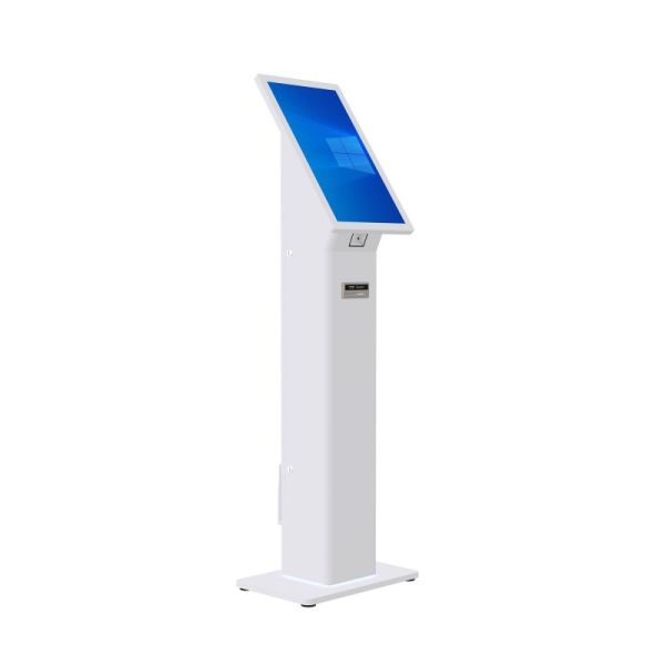 Hot Selling 21.5 Inch Floor-stand Self Service Food Ordering System Custom Multi-payment Methods Secure Payment Kiosk for Car Exhibition