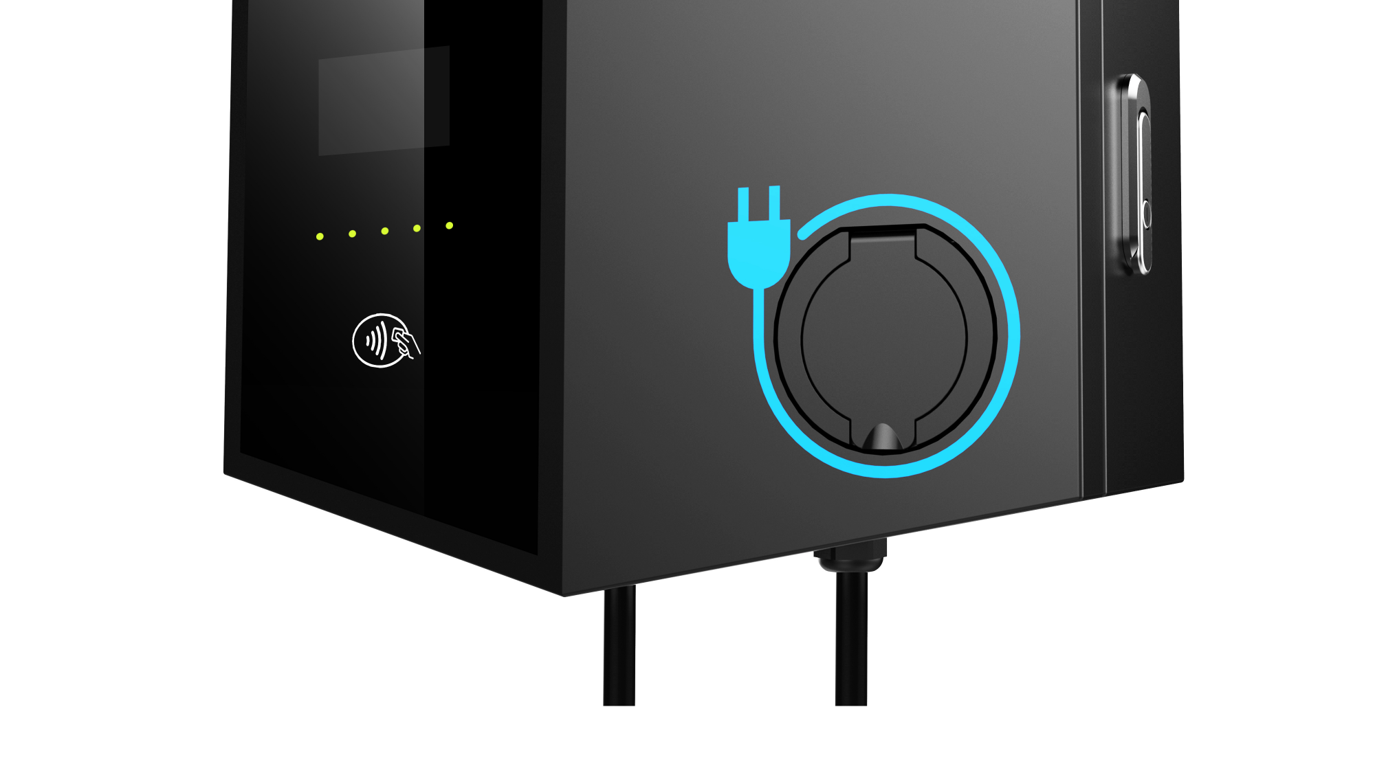 Заряжатель электрического автомобиля рекламы IEC 61851 типа 2 IP55